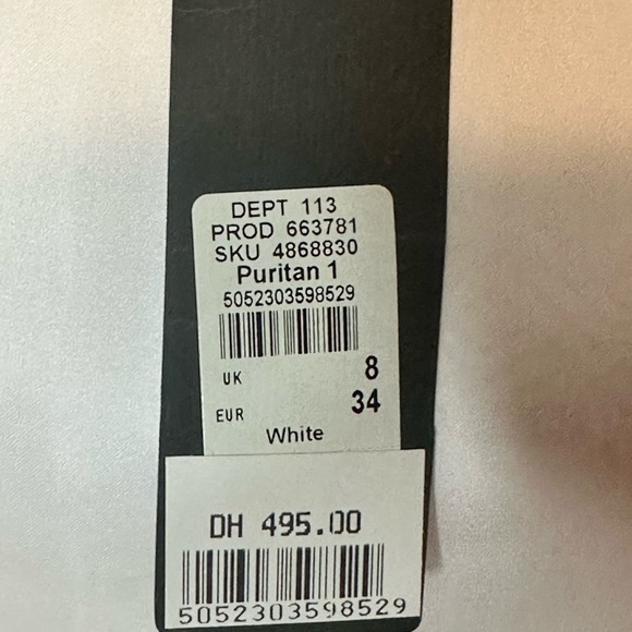 NWT Nordstrom‘s River Island Women Jackets Ivory Size 8 MSRP $495 - Picture 9 of 9